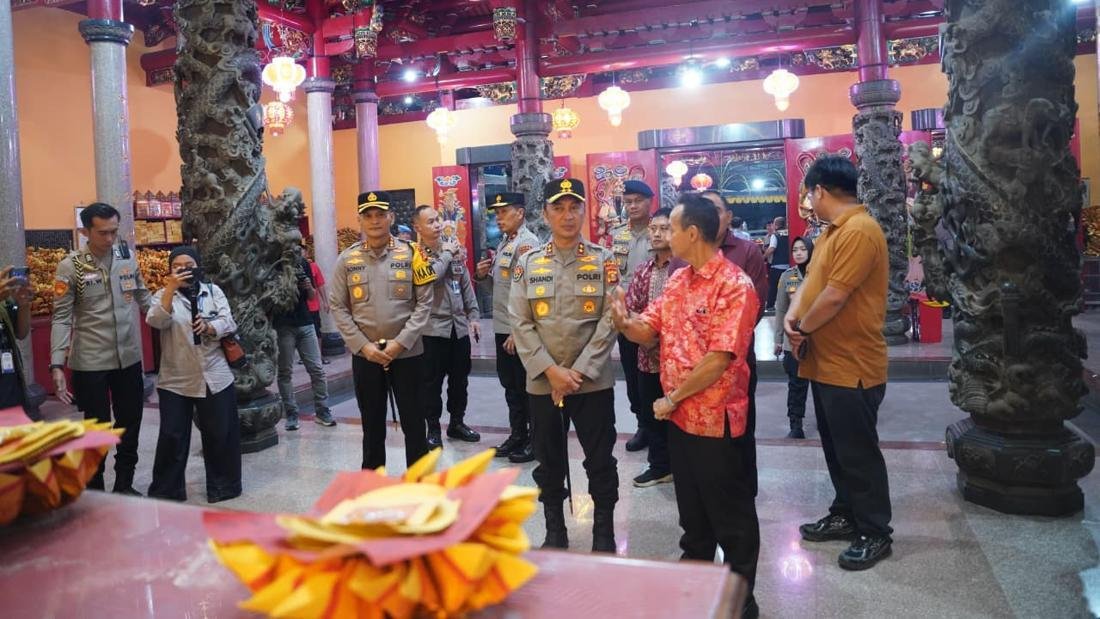 Kapolda Sumsel Jamin Keamanan Perayaan Imlek di Palembang Aman Dan Kondusif
